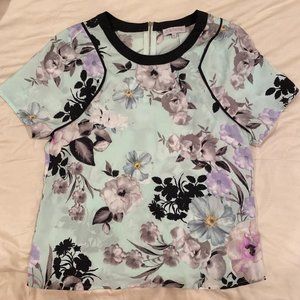 Floral Mint Blouse